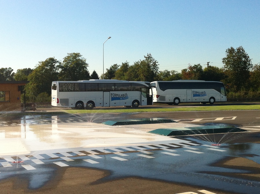 Gli autobus FormulaBus ad Arese
