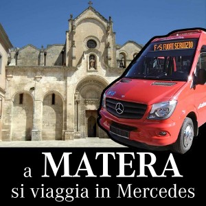 A Matera si viaggia in Mercedes