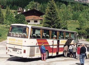 Il primo bus Setra 215 HD della ditta Andrea Viaggi.