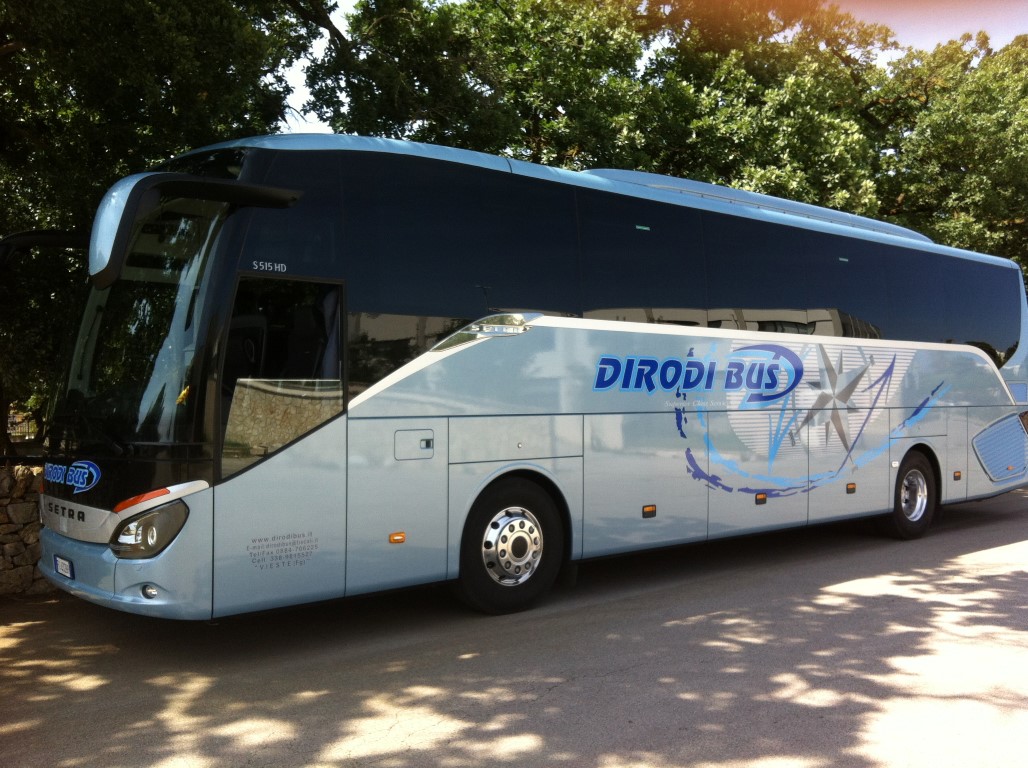 Il nuovo Setra Dirodi Bus personalizzato con la grafica.