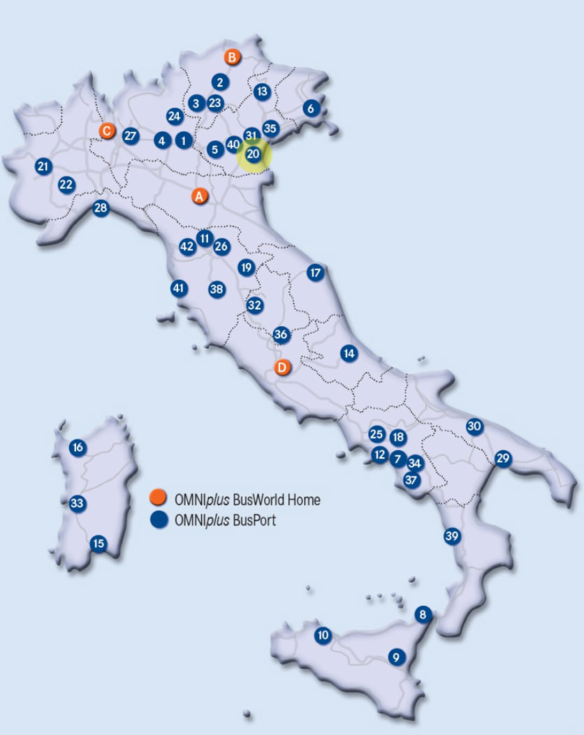Fratelli Rigato mappa rete assistenza OMNIplus