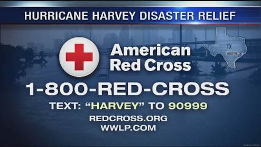 Croce Rossa per uragano Harvey