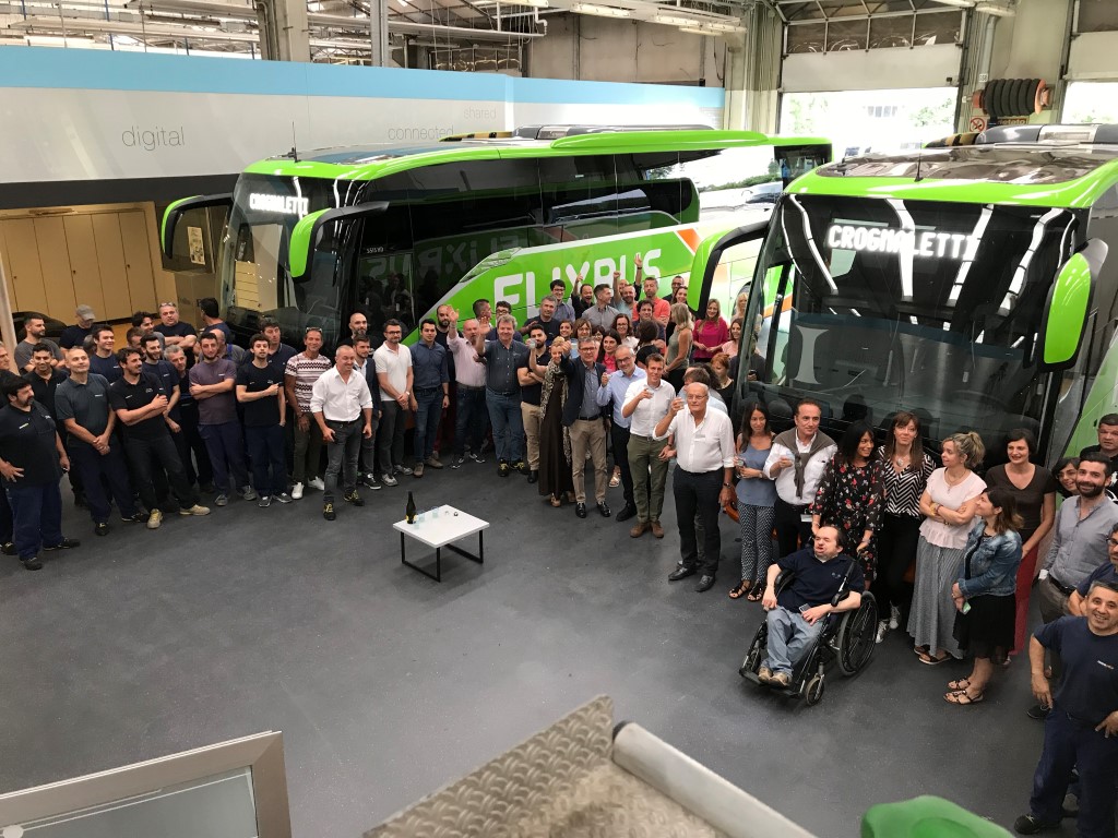 Customer_party_crognaletti consegna 2018 100° autobus da turismo