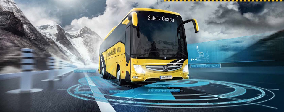 Sistemi di sicurezza Mercedes Benz Autobus