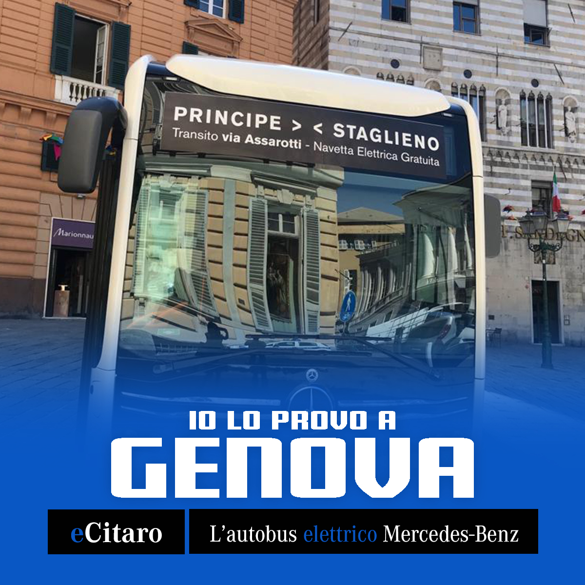 eCitaro MercedesBenz in prova a Genova settembre 2019