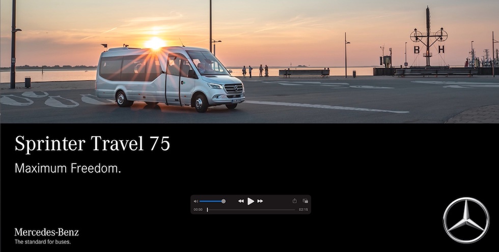 Sprinter Travel 75 Mercedes-Benz Video