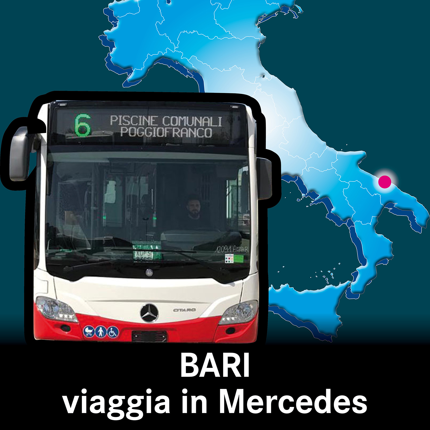 A Bari si viaggia in Mercedes-Benz