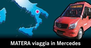 A Matera si viaggia in Mercedes-Benz