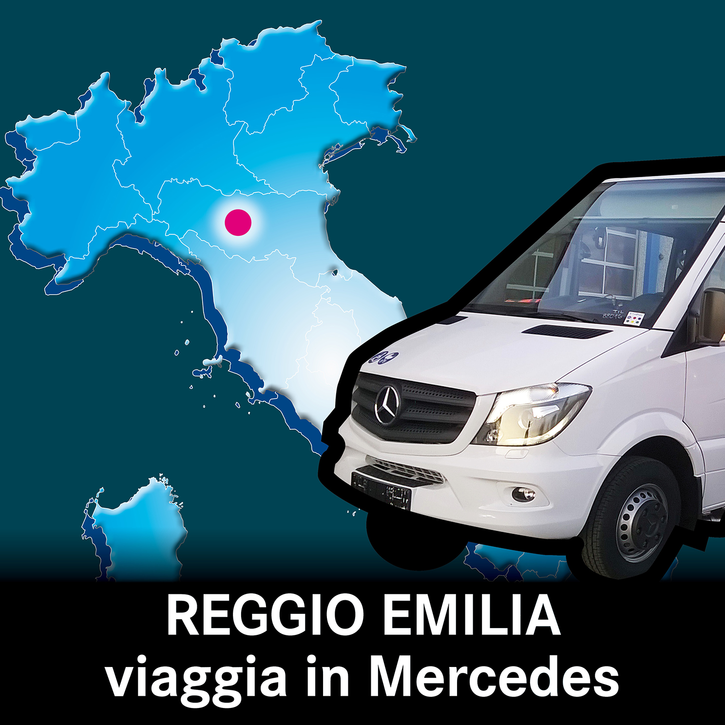A reggio Emilia si viaggia in Mercedes-Benz