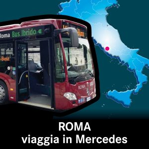 A Roma si viaggia in Mercedes-Benz