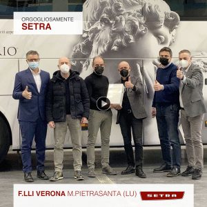 Consegna Setra 2022 a F.lli Verona