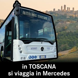 In Toscana si viaggia in Mercedes-Benz