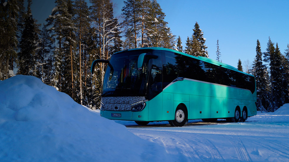 Daimler Buses winter test 2022