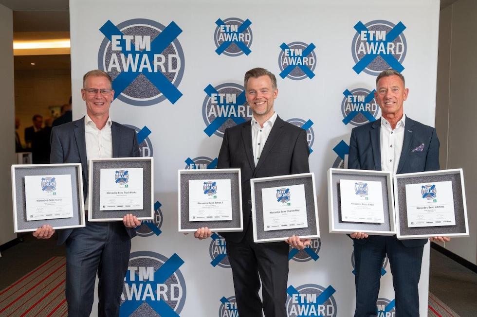 Daimler Truck vince l'ETM Award in 8 categorie